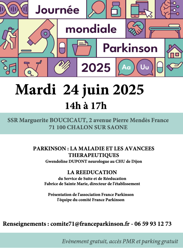 Journée mondiale Parkinson - Le SSR Marguerite Boucicaut se mobilise le 24 juin