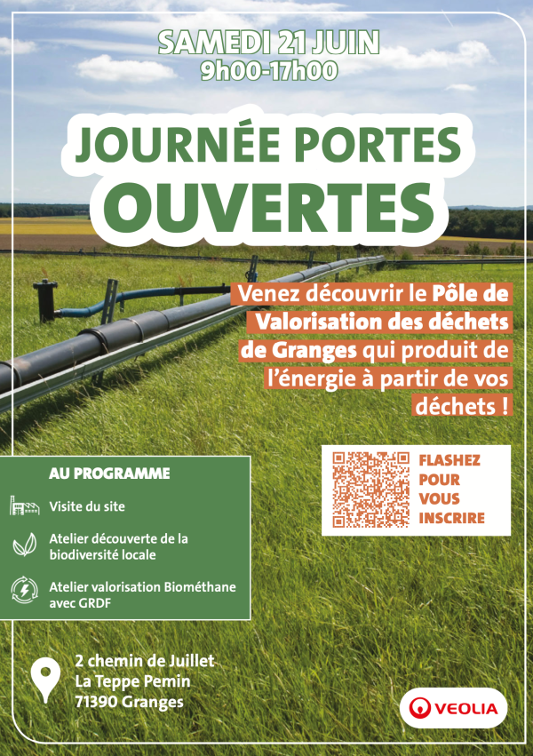 Journée portes-ouvertes exceptionnelle sur le pôle de valorisation des déchets de Granges