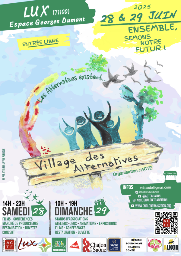Le Village des alternatives vous attend à LUX les 28 et 29 juin