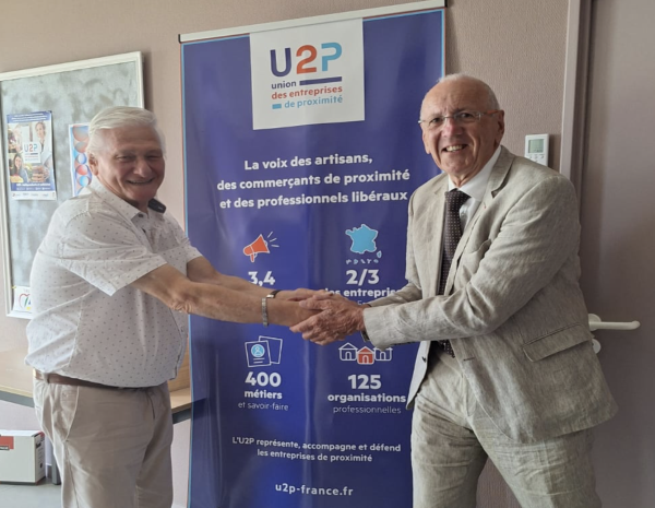 Alain Chandioux succède à Jean-Claude Brady à la Présidence de l'U2P Bourgogne Franche-Comté.