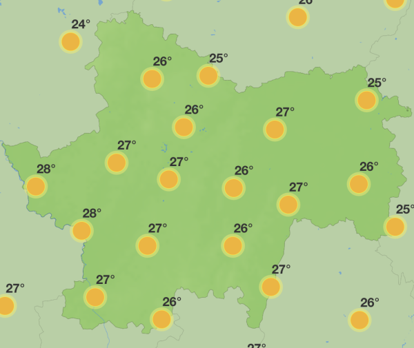 Après un début de semaine sous les averses orageuses, le soleil revient en force en Saône et Loire