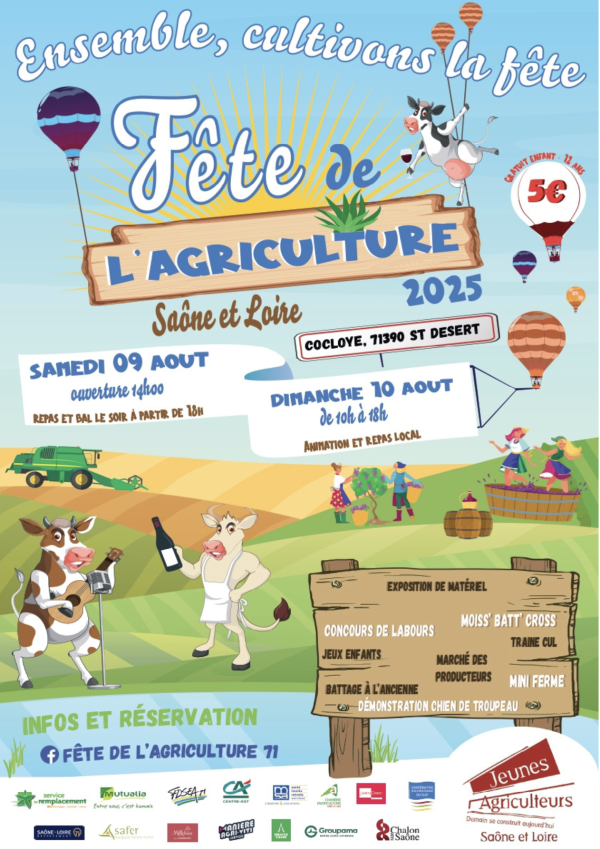 Fête départementale d’Agriculture 2025 -  Ensemble, cultivons la Fête !