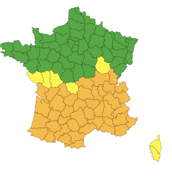 CANICULE - Vigilance renforcée ce dimanche en Saône et Loire avec le passage à l'orange 
