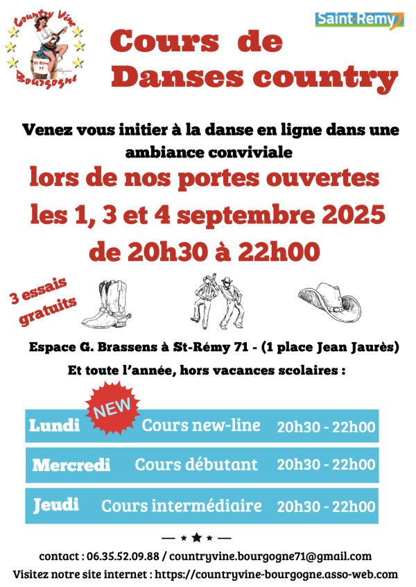 Portes ouvertes chez Country Vine Bourgogne : découvrez la danse en ligne !