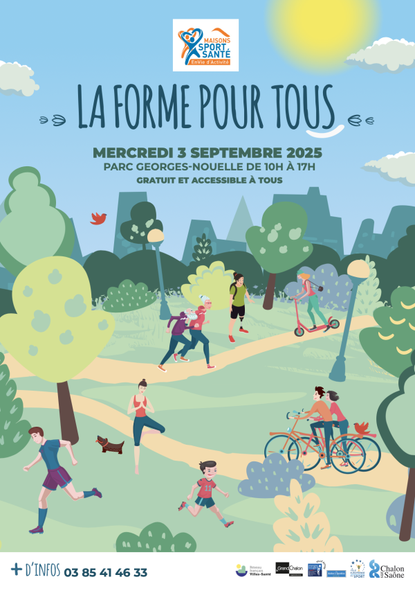 Opération La Forme pour tous... le 3 septembre à Chalon sur Saône 