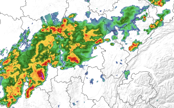 La Saône et Loire lourdement frappée par les orages  ce mercredi soir 