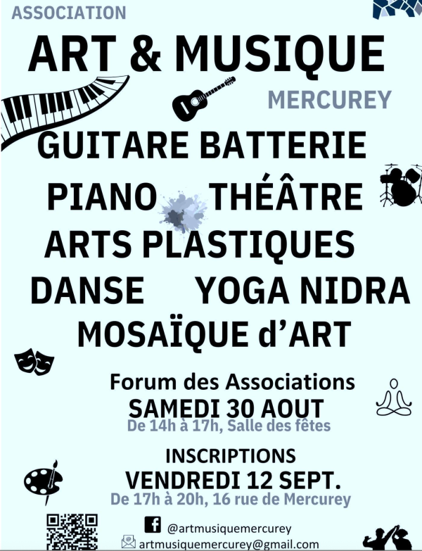 La rentrée 2025 pour Art et Musique Mercurey