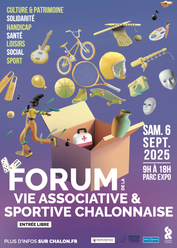 FORUM DES ASSOCIATIONS - Plus de 200 associations chalonnaises vous attendent ce samedi à compter de 9h au Parc des expositions 