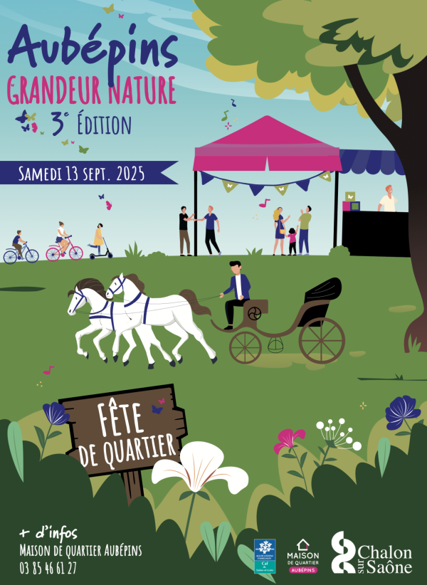 La 3e Edition de la fête de quartier des Aubépins... samedi 13 septembre 