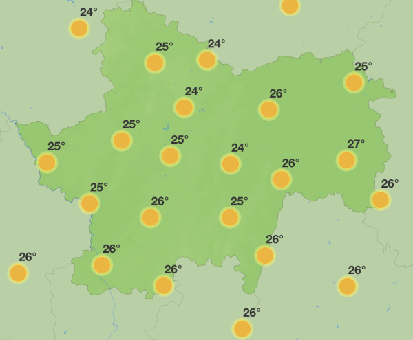 Jusqu'à 26°c attendus en Saône et Loire cette semaine 