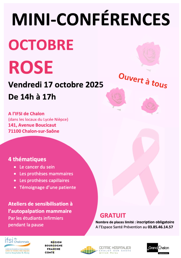 OCTOBRE ROSE - L'IFSI du Chalonnais se mobilise 