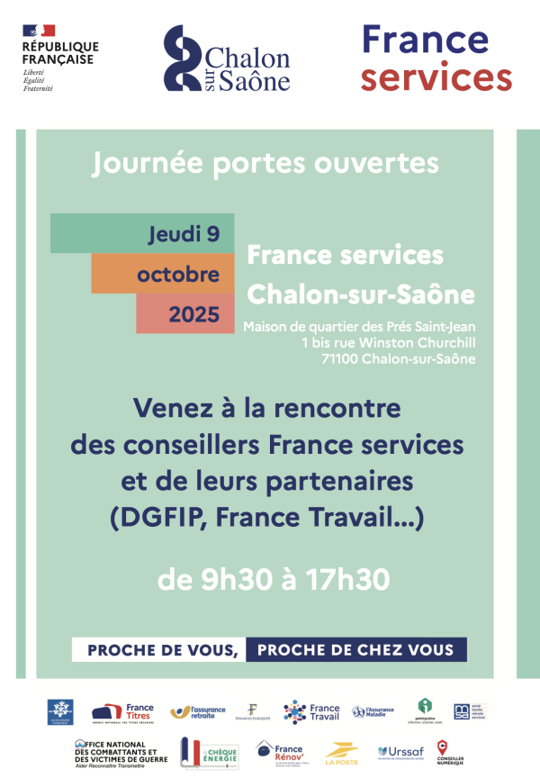 France services organise une journée portes ouvertes à la Maison de quartier des Prés Saint-Jean.