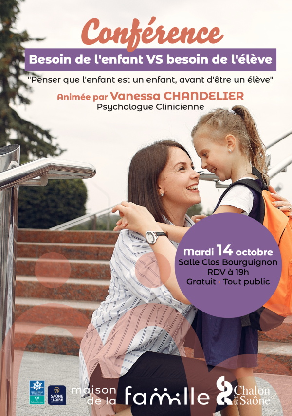 Conférence besoin de l'enfant vs besoin de l'élève 
