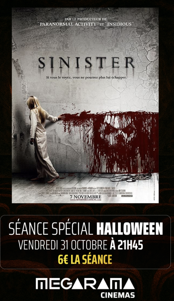 MEGARAMA CHALON - Une séance spéciale Halloween le 31 octobre à Chalon 
