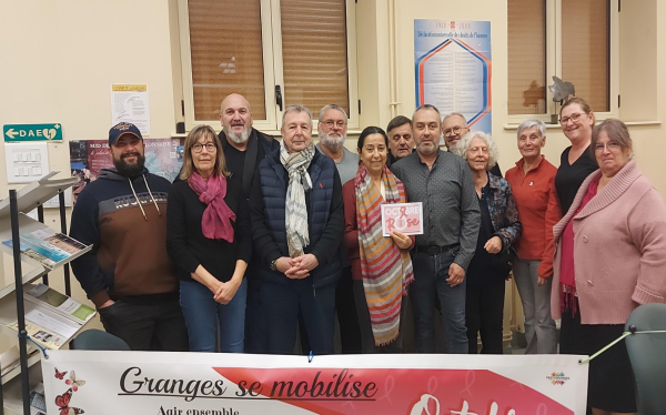 Pour Octobre Rose, les habitants de Granges se sont engagés