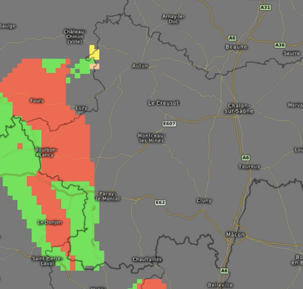 Attention au risque de pluies verglaçantes ce dimanche matin sur l'Ouest de la Saône et Loire 