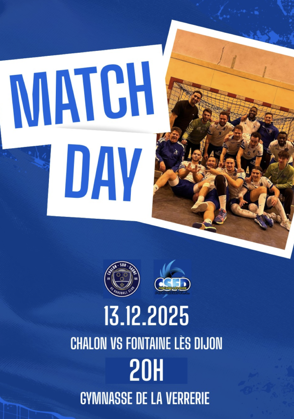 HANDBALL - PRENATIONAL - Chalon reçoit Fontaine les Dijon ce samedi à la Verrerie 