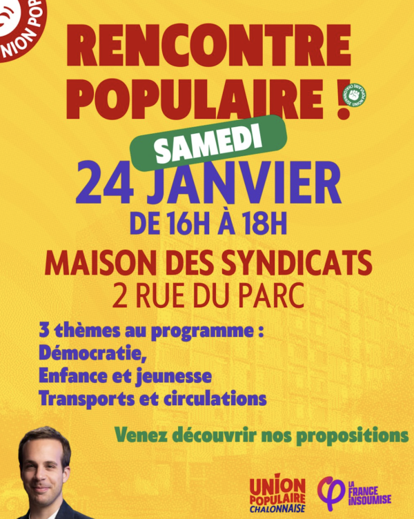 MUNICIPALES 2026 - CHALON - Damien Saley et l'équipe de l'Union Populaire présenteront ce samedi des points du programme 