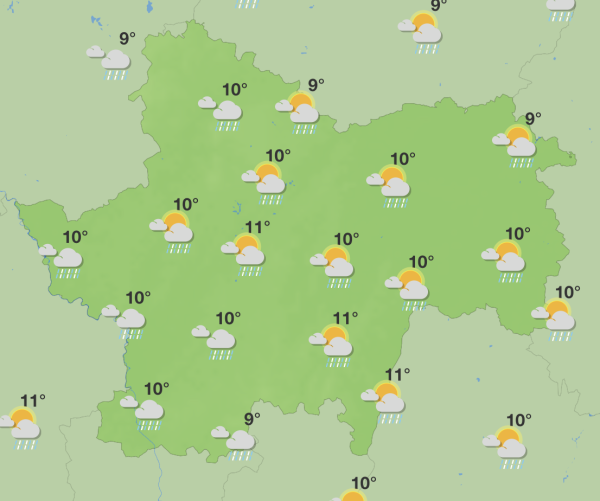Sortez les parapluies... ! De la pluie et de la pluie en Saône et Loire ! 