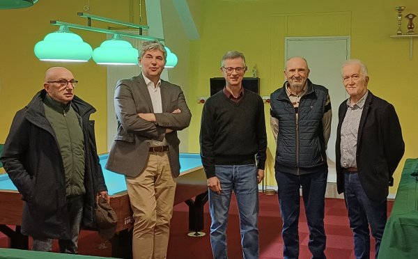 Cérémonie des vœux au Billard Club Chalonnais