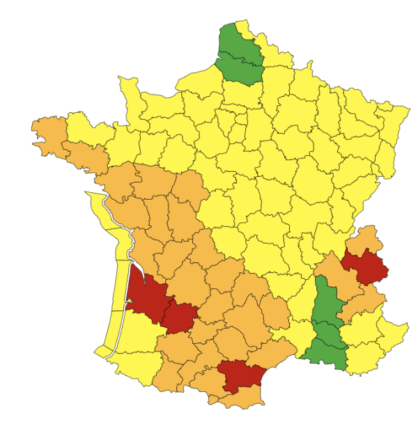 Tempête Nils : 850 000 foyers privés d'électricité en France, selon Enedis