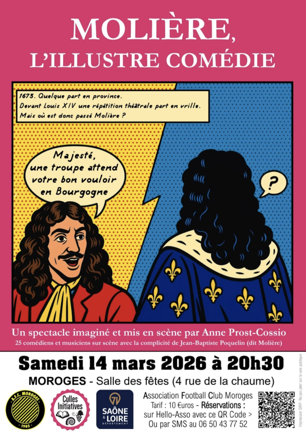 L'Association Football Club de Moroges propose une soirée théâtre