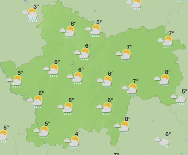 Une goutte froide pour cette fin de semaine en Saône et Loire 