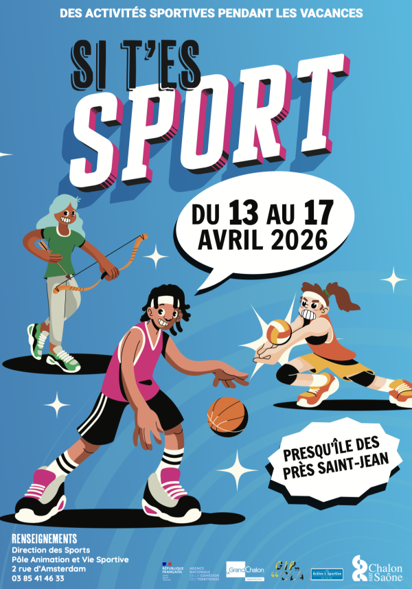 VACANCES SCOLAIRES - L'opération Si t'es sport redémarre du 11 au 17 avril 