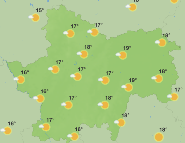 Après un week-end bien arrosé, le soleil et la douceur font leurs retours en Saône et Loire 
