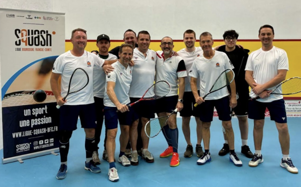 Squash : L’équipe de Chalon squash valide sa montée en Régionale 1
