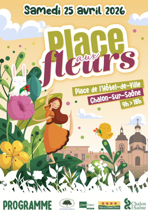 Place aux fleurs à Chalon... c'est ce samedi ! 
