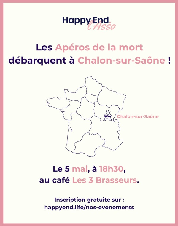 L’Apéro de la mort débarque à Chalon-sur-Saône le 5 mai !
