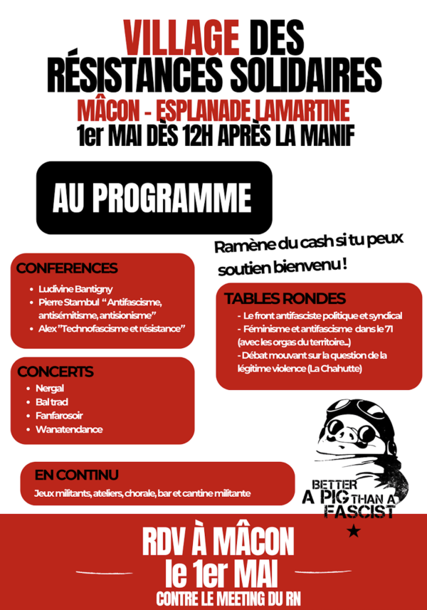 "Pour un 1er mai de lutte contre l’extrême-droite !"