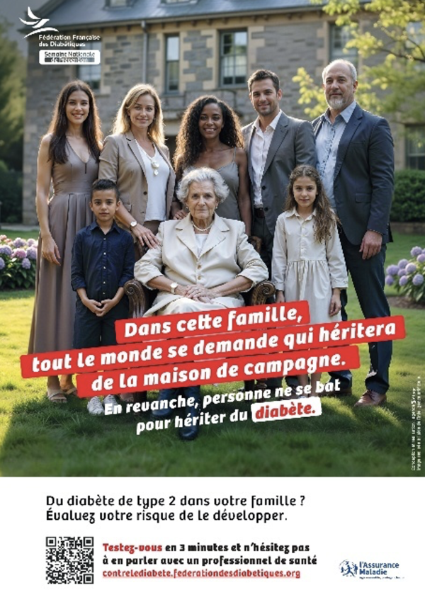 Semaine Nationale de Prévention du diabète 2026 : quand l'histoire familiale devient un signal pour agir
