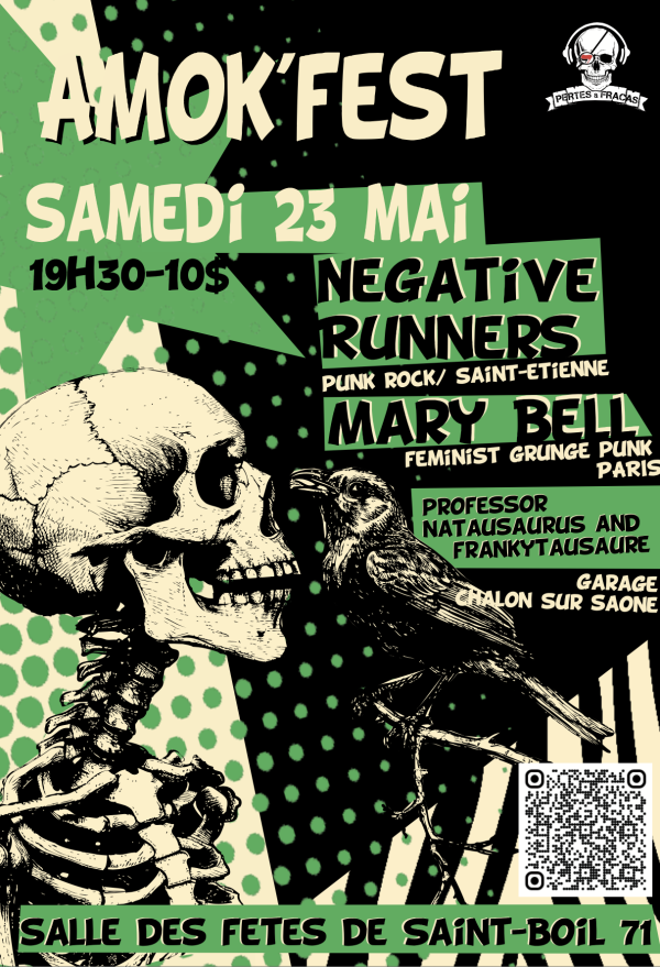 Soirée Amok'Fest ce samedi 23 mai à Saint-Boil 