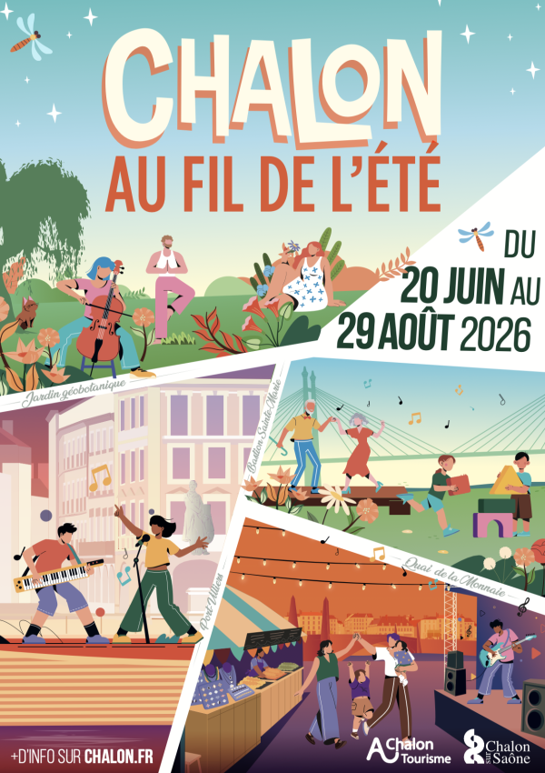 Chalon sur Saône vous réserve 3 mois denses en animations 