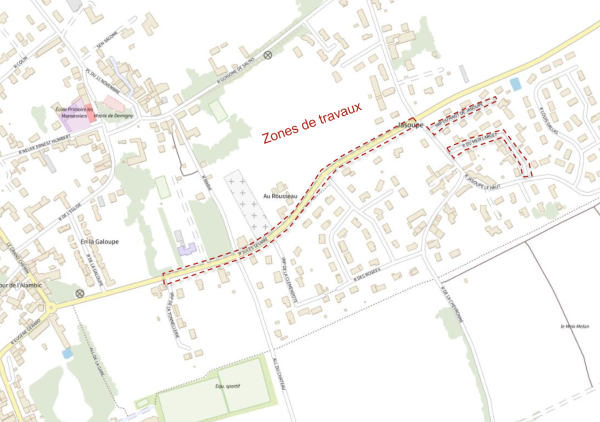 Travaux d’eaux usées – Renouvellement de 770 mètres de réseau d’assainissement à Demigny