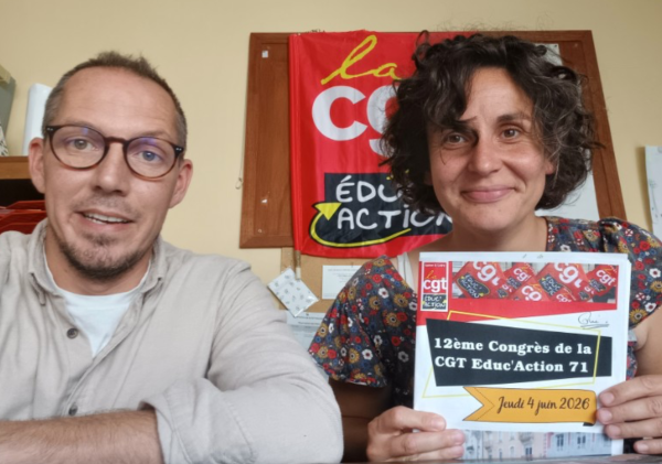 Retour sur le  congrès du syndicat départemental CGT Educ’action Saône-et-Loire - SDEN 71-