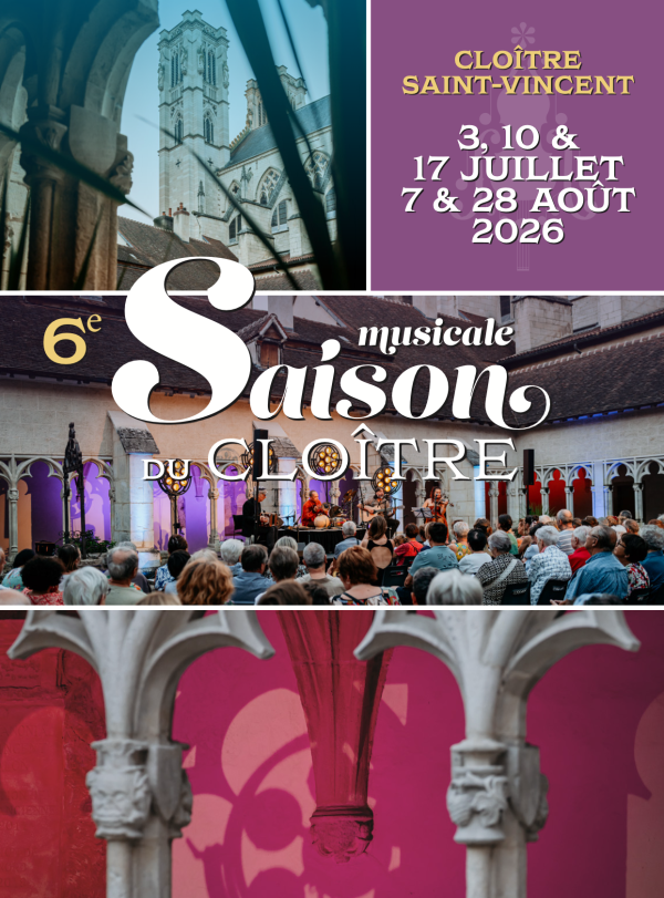 6e saison musicale du Cloître - Découvrez tout le programme 
