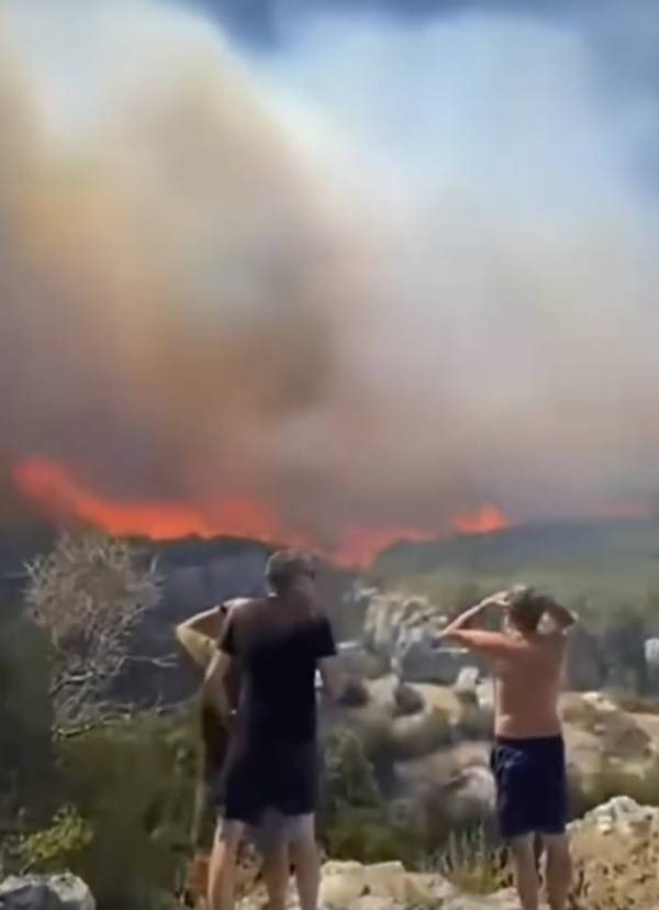 Près de 1500 hectares parcourus par les flammes dans les Pyrénées Orientales, 580 pompiers mobilisés