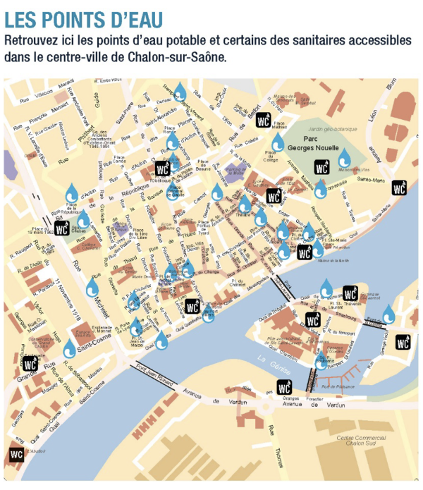 Canicule : la Ville reste mobilisée  pour protéger les Chalonnais