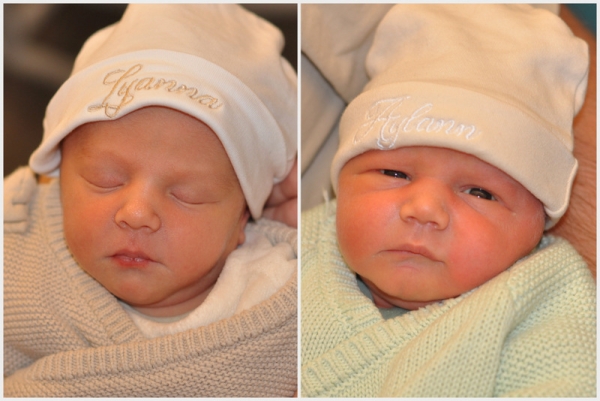 CARNET ROSE ET BLEU - Bienvenue à Lyanna et Aylann