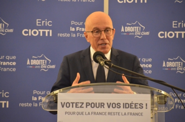 LEGISLATIVES - 5e circonscription de SAÔNE ET LOIRE - Eric Ciotti attendu à Chalon ce mercredi en soutien à Arnaud Sanvert