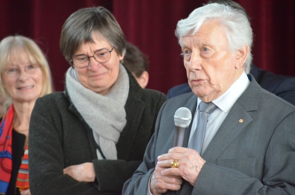 Le bel hommage de Daniel Leriche à sa secrétaire de mairie, Marie-Claude Roizot
