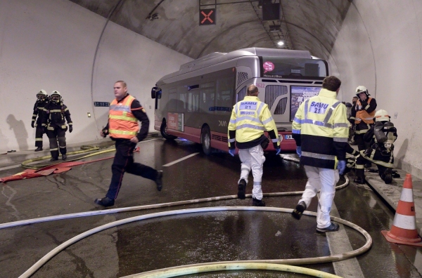  Exercice avec une cinquantaine de victimes dans un tunnel de la rocade de Dijon