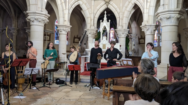 Concert de musique baroque dans les écuries du château de Saint-Germain-les-Buxy