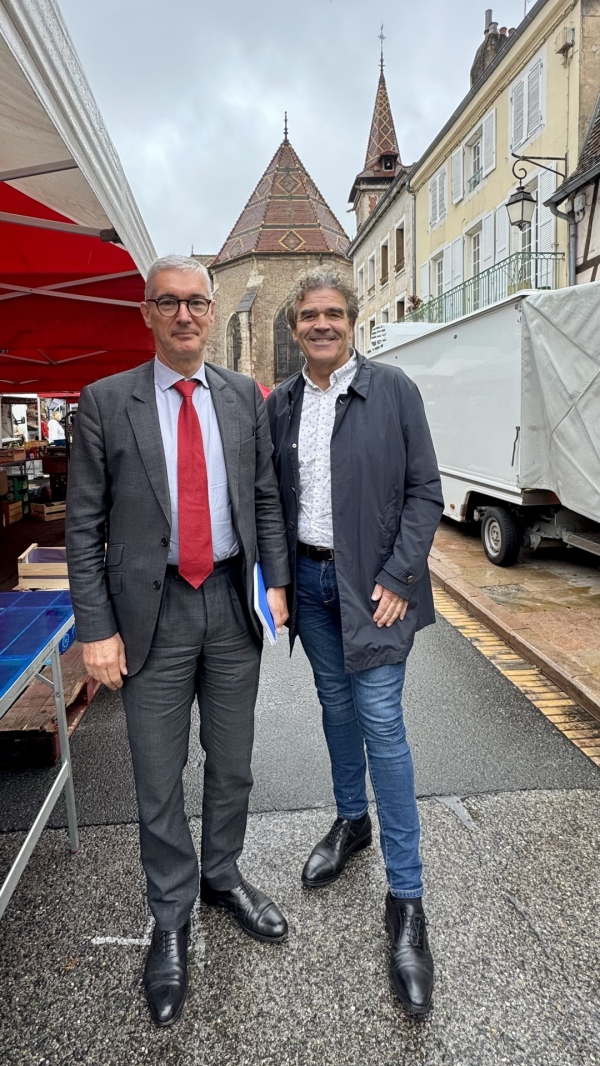 Rencontre entre le député Éric Michoux et le nouveau directeur départemental des finances publiques