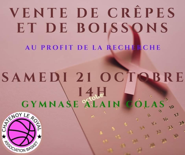 OCTOBRE ROSE - Le basket de Châtenoy le Royal se mobilise au profit de la recherche 