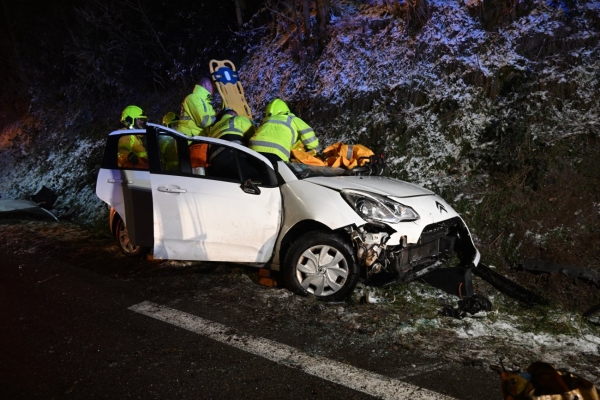 Légèrement blessée après une mauvaise glissade ce lundi soir 