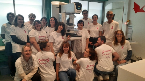 OCTOBRE ROSE - "Dépistez-vous !" - C'est le cri du coeur de l'équipe de radiologie de l'hôpital privé Sainte-marie